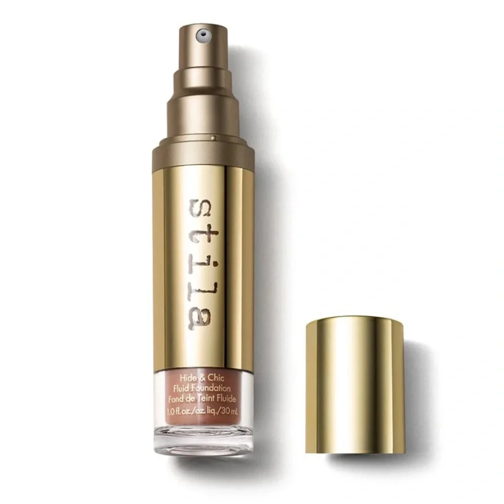 💎 Stila Hide & Chic Fluid Foundation in Shade Deep 1 Full-Size New In Box